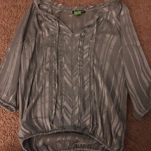 Express top only worn once and dry cleaned